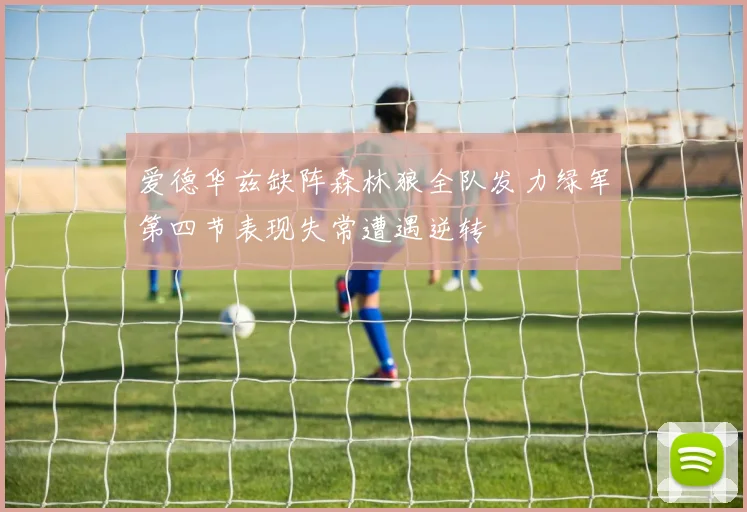 爱德华兹缺阵森林狼全队发力绿军第四节表现失常遭遇逆转